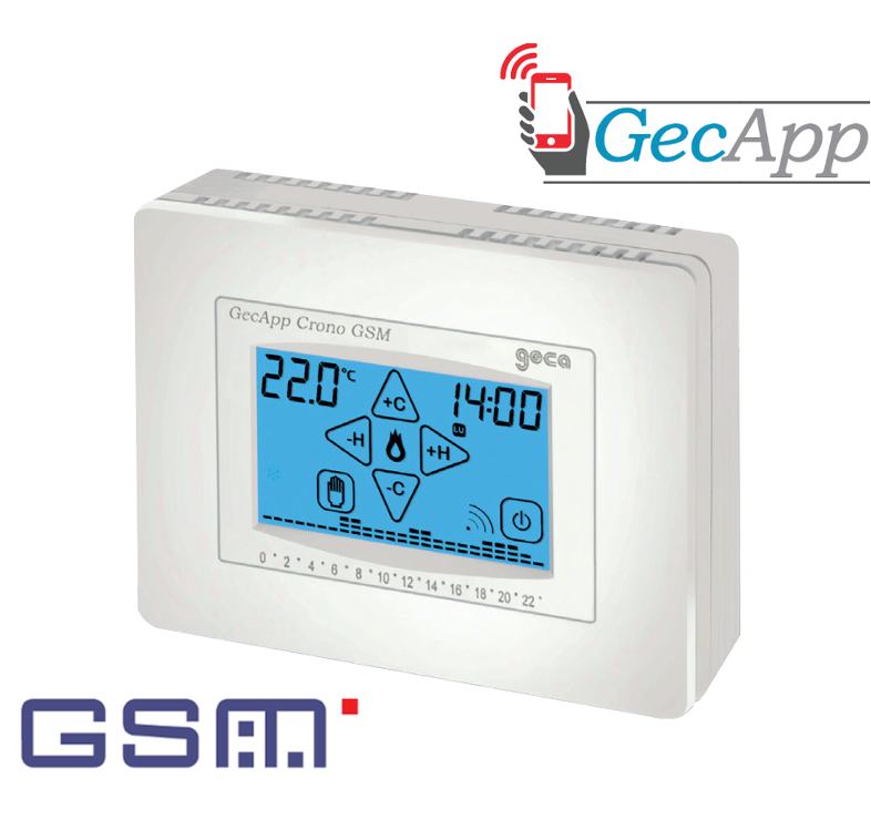 GecApp GSM thermostat programmable