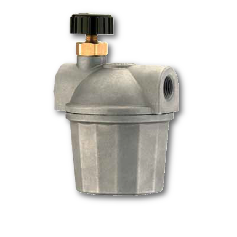 Diesel filters with aluminium bowl and valve