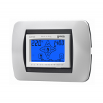 GREEN Touch screen recessed programmable thermostat