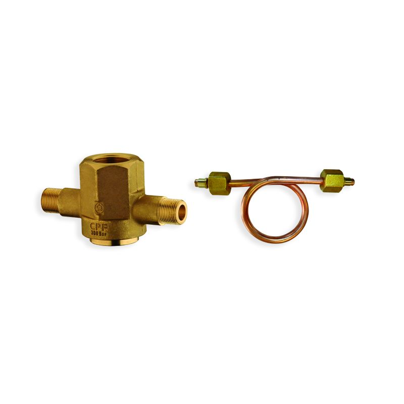 Fittings Valves and Copper Curls for Parcel Cylinders