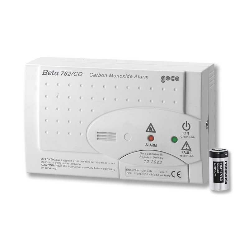 BETA 762CO - SE325EC Battery carbon monoxide detector