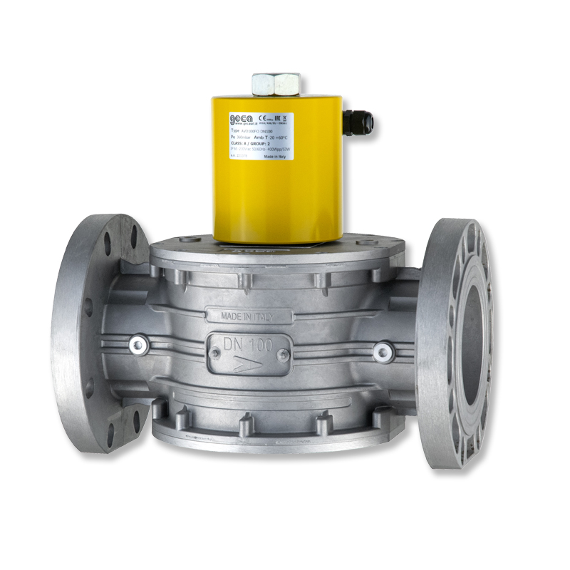 Automatic gas solenoid valves