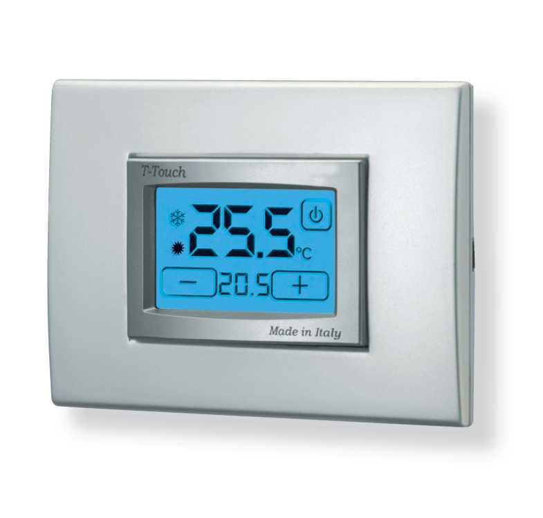T-Touch Touch screen thermostat for recessed installation