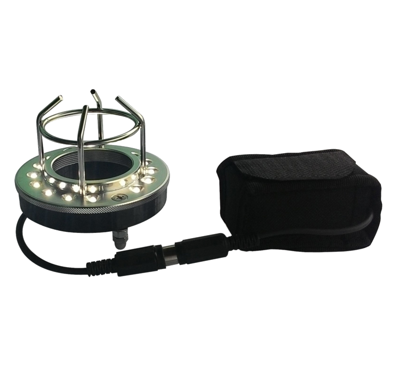 IL001G Gabbietta di protezione per obbiettivo rotante TL150 con illuminatore suppl. LED