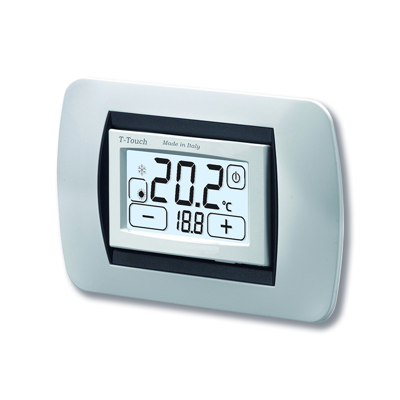 T-TOUCH Termostato touch screen da incasso