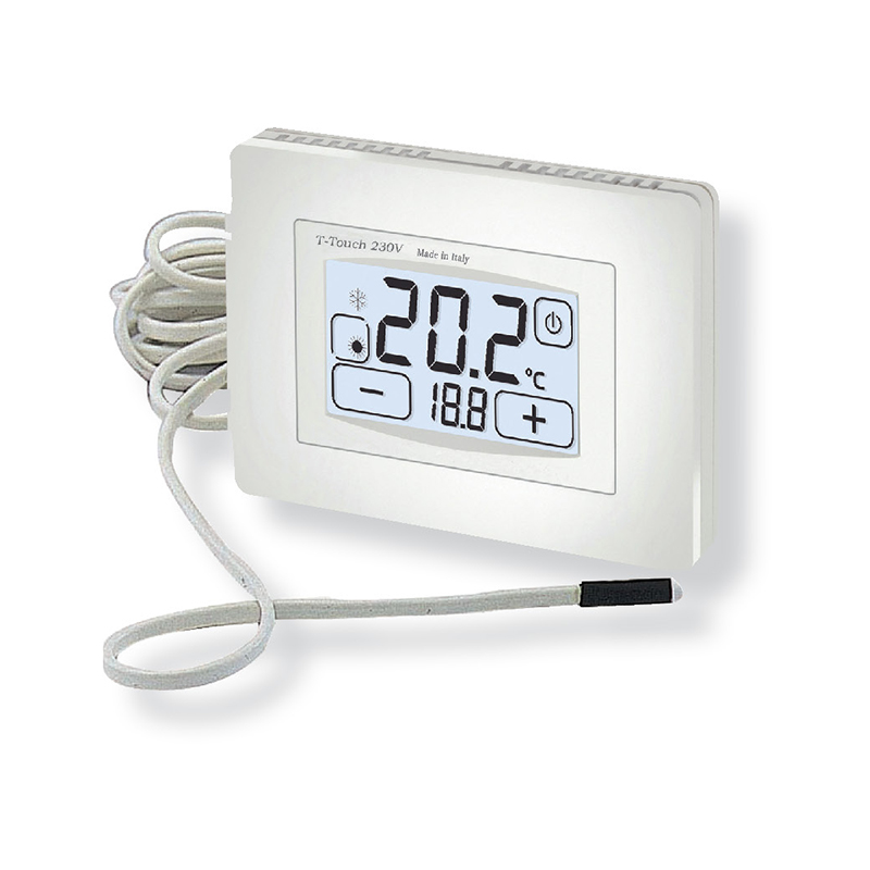 T-TOUCH 230 Termostato touch screen con sonda
