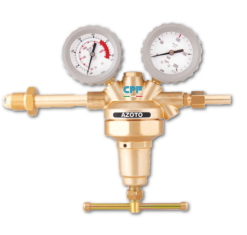 Pressure regulator for Cylinder with high output pressures (230-100/150Bar)