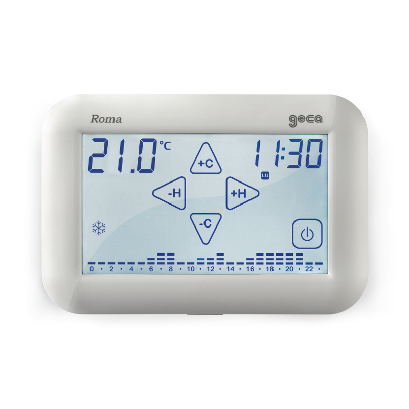 ROMA touch screen programmable thermostat