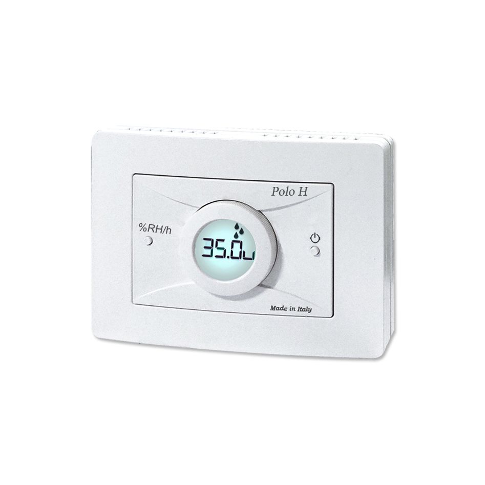 POLO H electronic humidity regulator for wall installation
