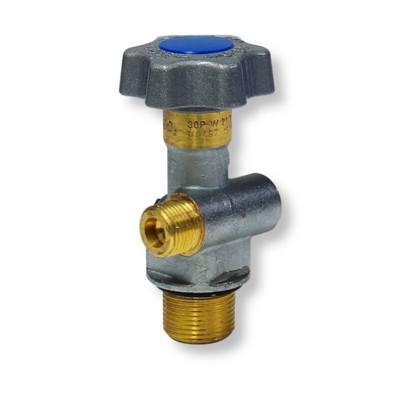 CO2 residual handwheel valve with 25P-30P connection