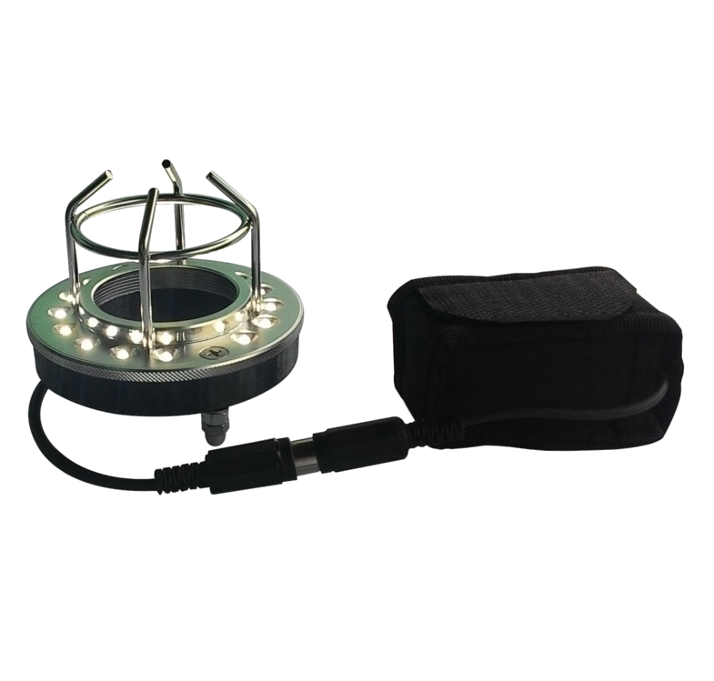 IL001G Gabbietta di protezione per obbiettivo rotante TL150 con illuminatore suppl. LED