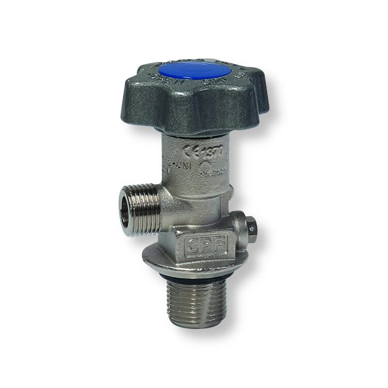 Co2 standard valve with cylindric connection 25P