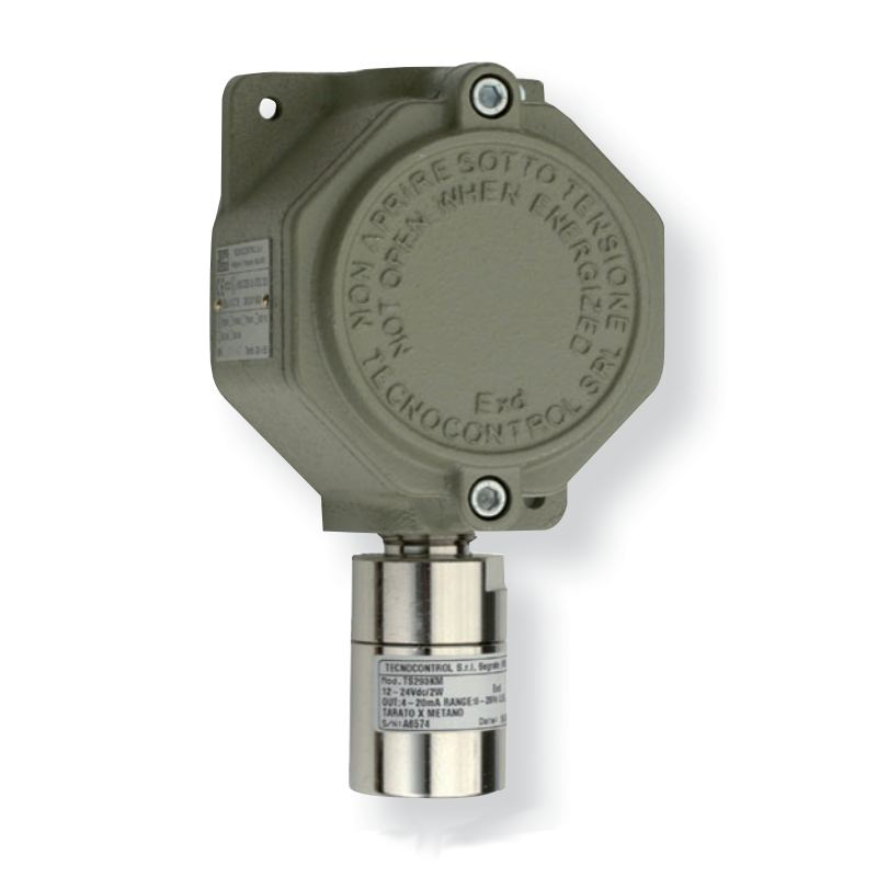 TS293 Rivelatore Gas Industriale, con cartuccia sensore sostituibile Certificato Atex per Zona 1